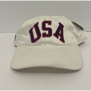 White USA W/ Flag Hat NWT